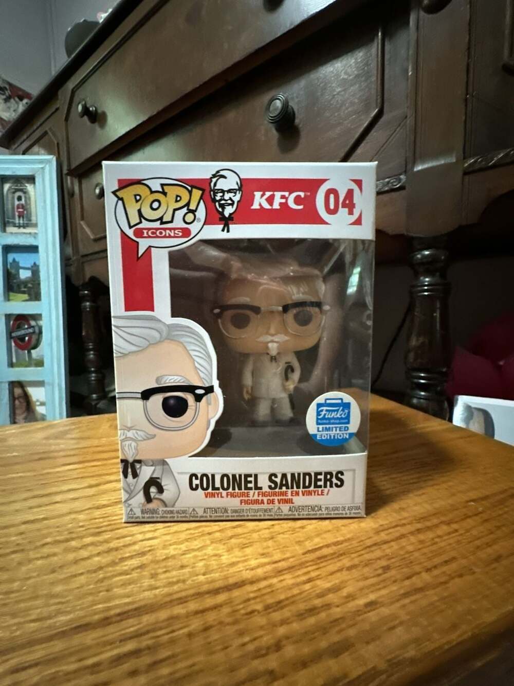 Funko Pop Icons KFC Colonel Sanders Vinyl Figure 04 Limited Edition